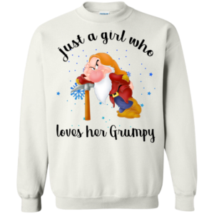 Disney Just A Girl Who Loves Her Grumpy Dwarfs Christmas Sweatshirt Apparel