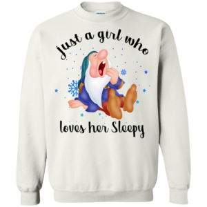 Disney Just A Girl Who Loves Her Sleepy Dwarfs Christmas Sweatshirt Apparel