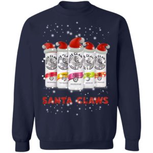 White Claw Santa Claws Hard Seltzer Christmas Sweater Shirt Uncategorized