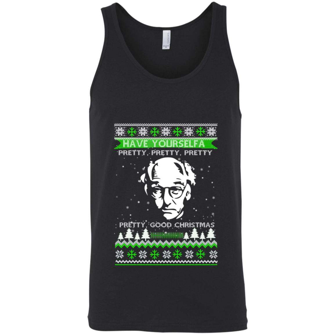 Larry David Have Yourself A Pretty Good Christmas Christmas Sweater Apparel Larry David Have Yourself A Pretty Good Christmas Christmas Sweater Apparel