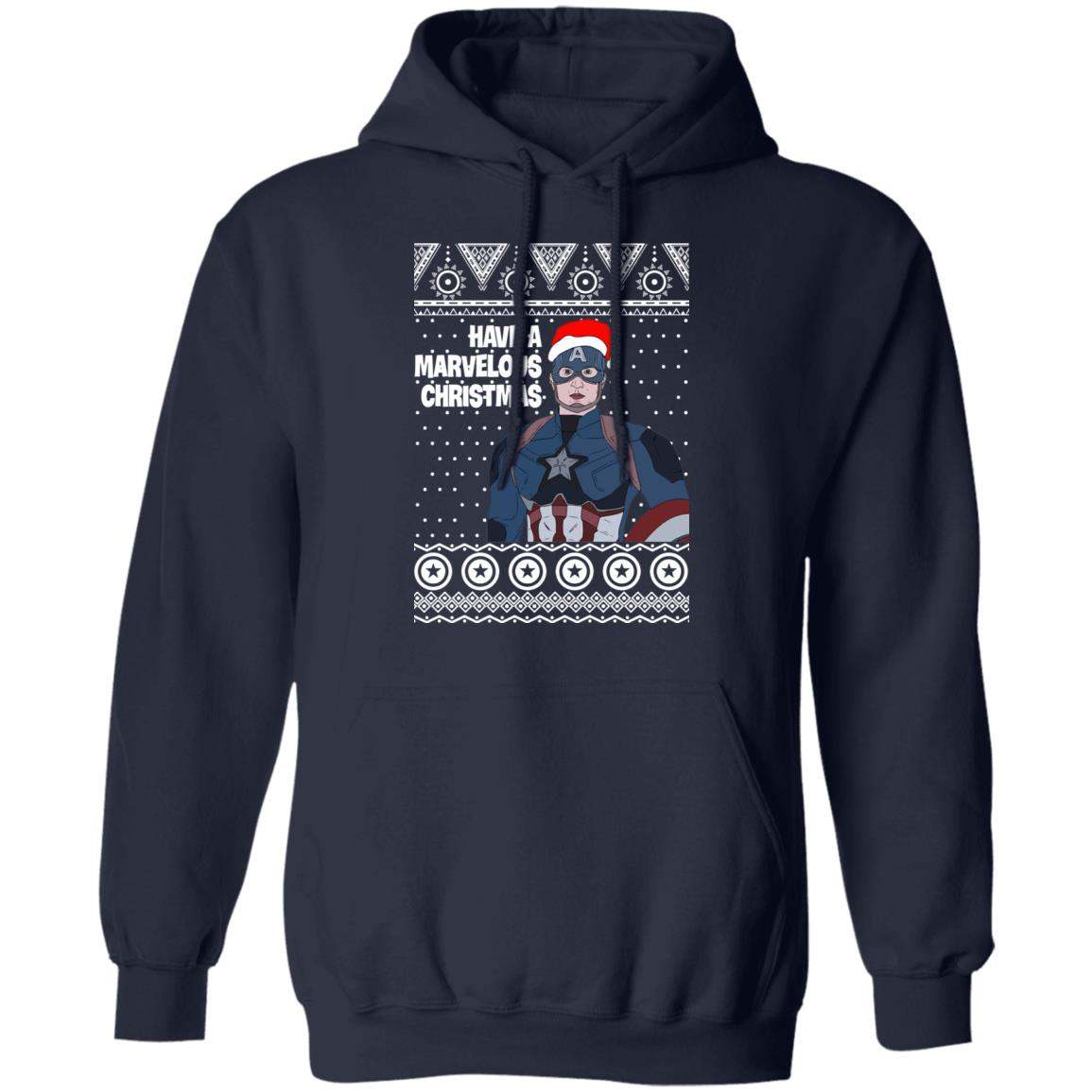 Captain America Have A Marvelous Christmas Avengers Ugly Sweatshirt Apparel Captain America Have A Marvelous Christmas Avengers Ugly Sweatshirt Apparel