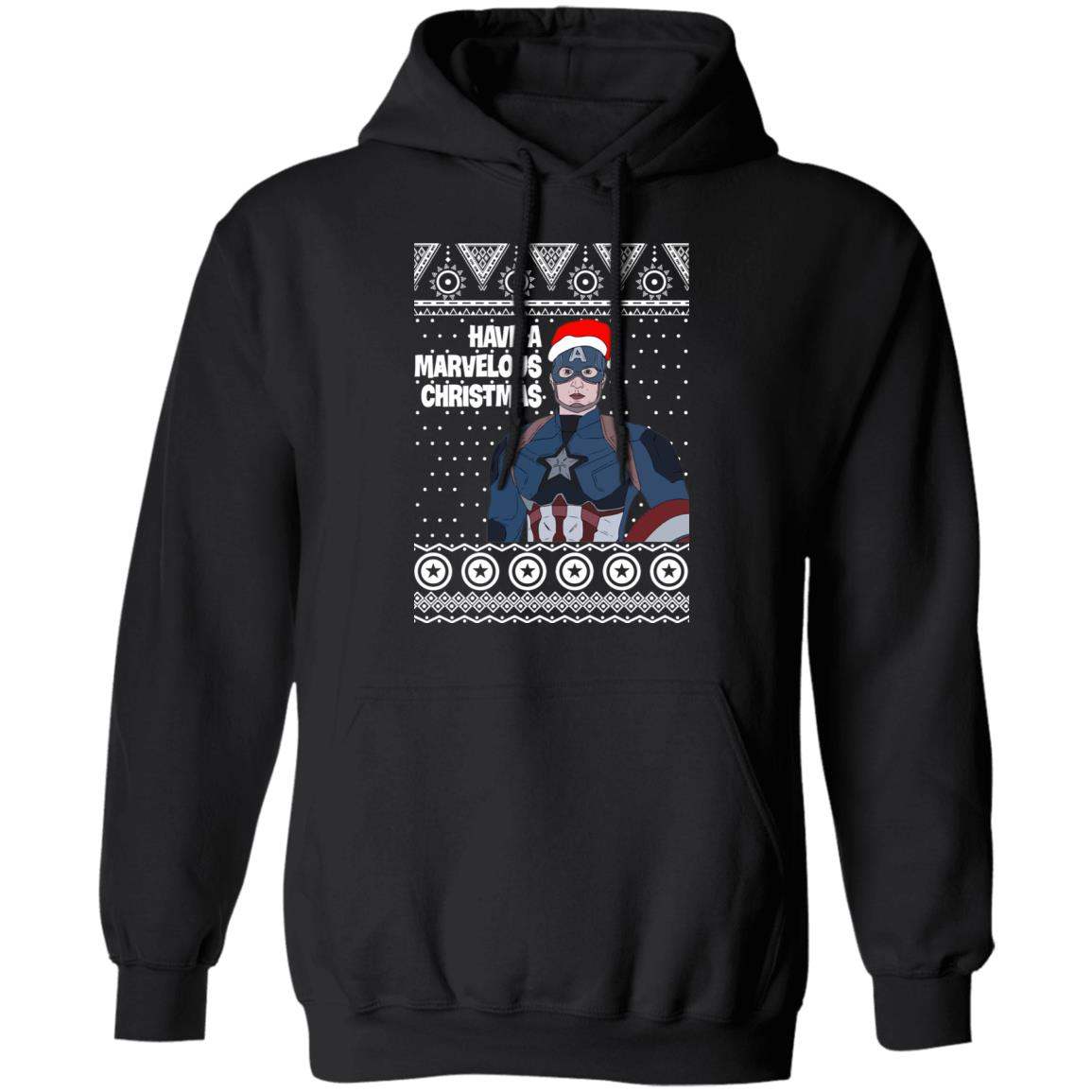 Captain America Have A Marvelous Christmas Avengers Ugly Sweatshirt Apparel Captain America Have A Marvelous Christmas Avengers Ugly Sweatshirt Apparel
