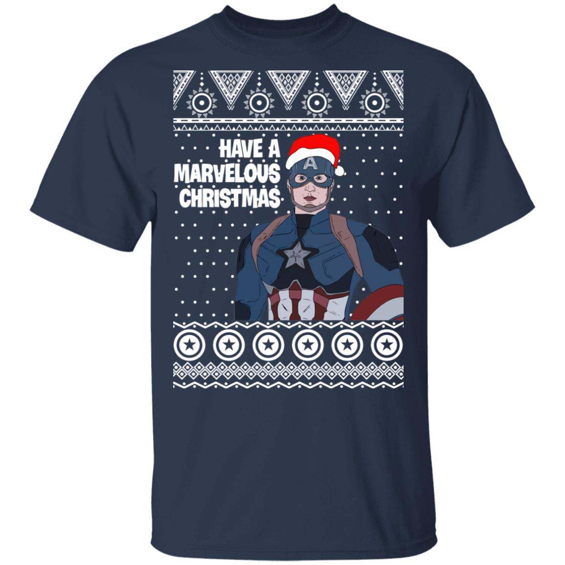 Captain America Have A Marvelous Christmas Avengers Ugly Sweatshirt Apparel Captain America Have A Marvelous Christmas Avengers Ugly Sweatshirt Apparel
