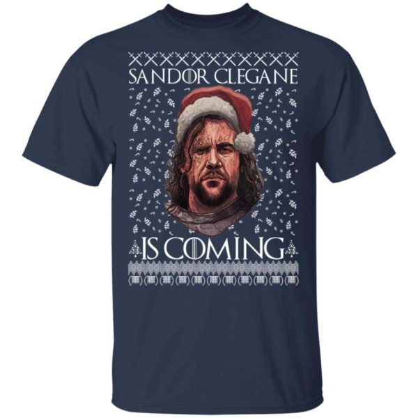 THE HOUND Game of Thrones Sandor Clegane Is Coming Ugly Christmas Sweater, Hoodie Apparel