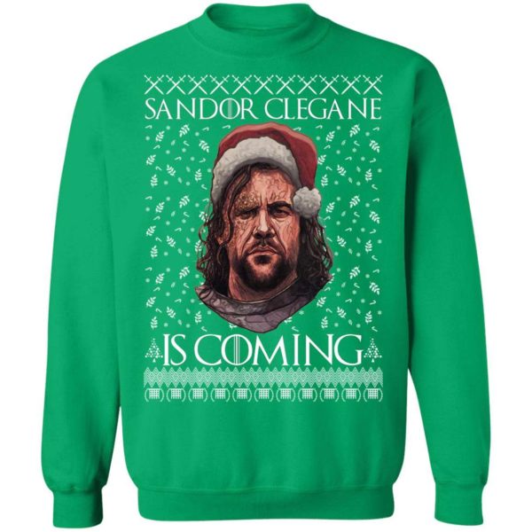 THE HOUND Game of Thrones Sandor Clegane Is Coming Ugly Christmas Sweater, Hoodie Apparel