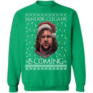THE HOUND Game of Thrones Sandor Clegane Is Coming Ugly Christmas Sweater, Hoodie Uncategorized