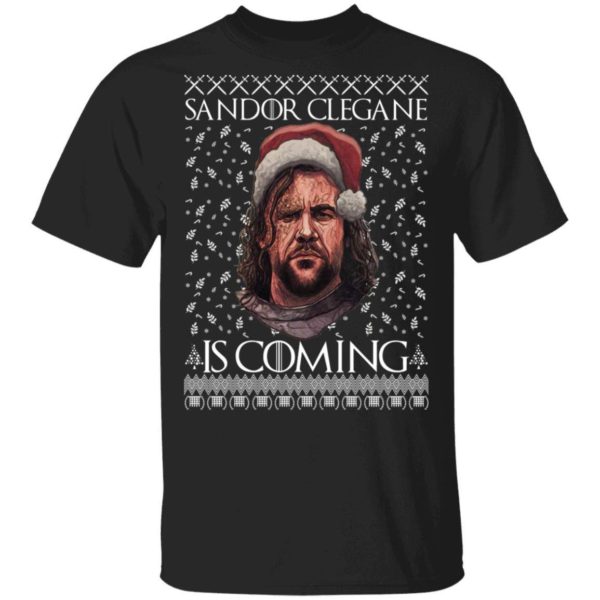 THE HOUND Game of Thrones Sandor Clegane Is Coming Ugly Christmas Sweater, Hoodie Apparel