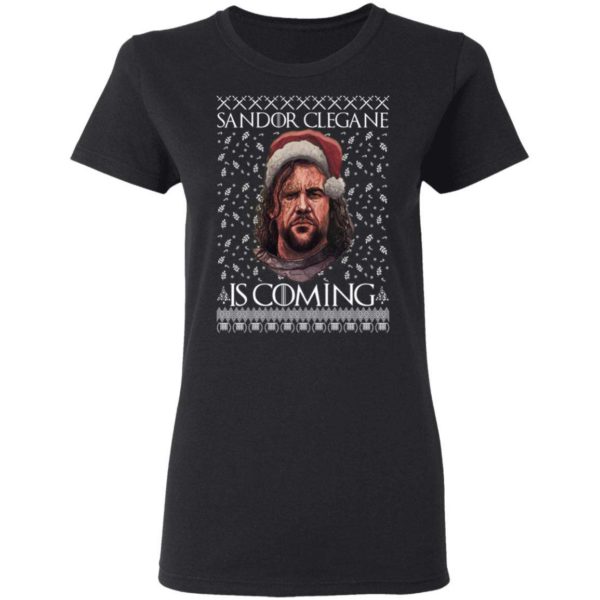 THE HOUND Game of Thrones Sandor Clegane Is Coming Ugly Christmas Sweater, Hoodie Apparel