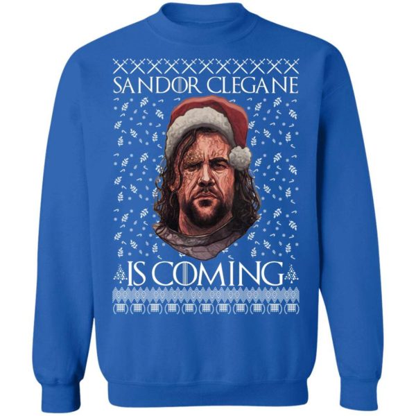 THE HOUND Game of Thrones Sandor Clegane Is Coming Ugly Christmas Sweater, Hoodie Apparel