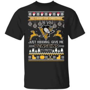 All I Want For Christmas Is You Pittsburgh Penguins Ice Hockey Ugly Christmas Sweater, Hoodie, Sweatshirt Apparel