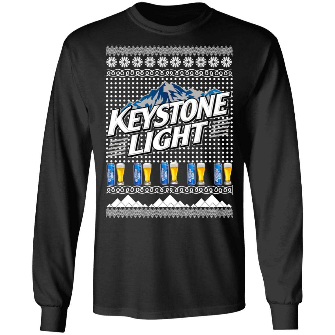Keystone Light Beer Ugly Christmas Sweater, hoodie Apparel Keystone Light Beer Ugly Christmas Sweater, hoodie Apparel