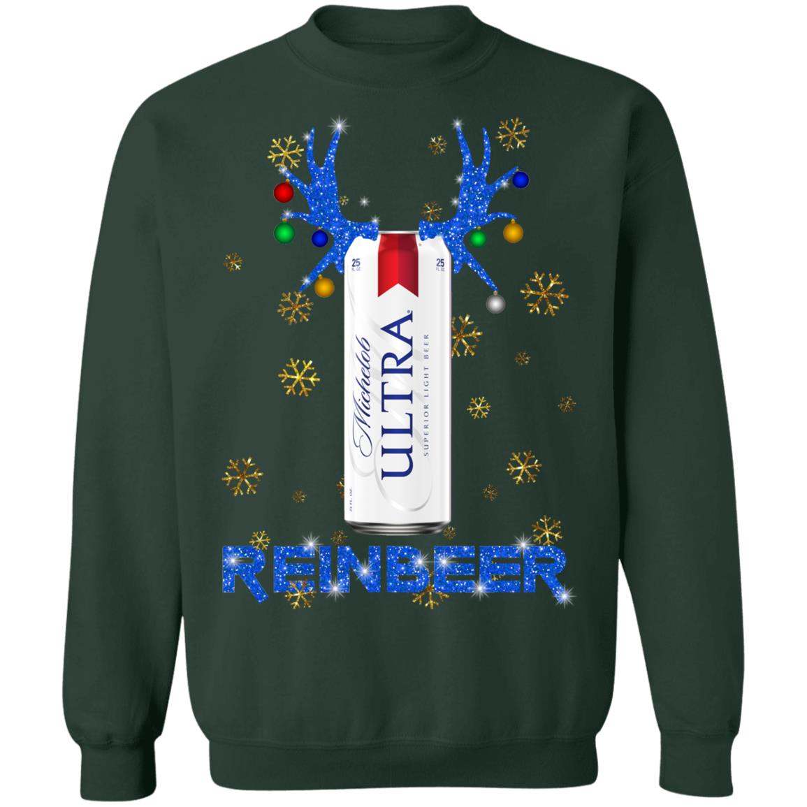 Michelob Ultra Superior Light Beer Reinbeer Christmas Sweatshirt, Hoodie Apparel Michelob Ultra Superior Light Beer Reinbeer Christmas Sweatshirt, Hoodie Apparel