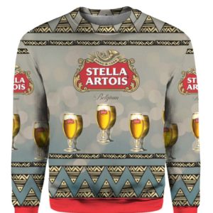 Stella Artois Beer 3D Print Ugly Christmas Sweater Apparel