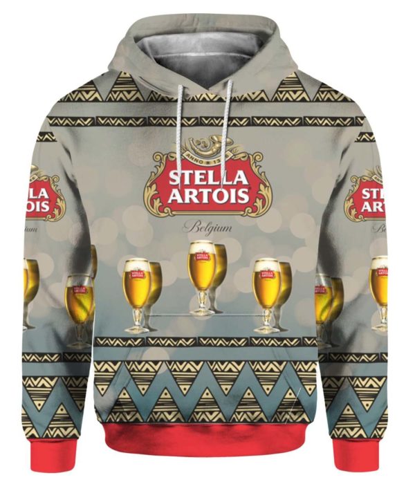 Stella Artois Beer 3D Print Ugly Christmas Sweater Apparel