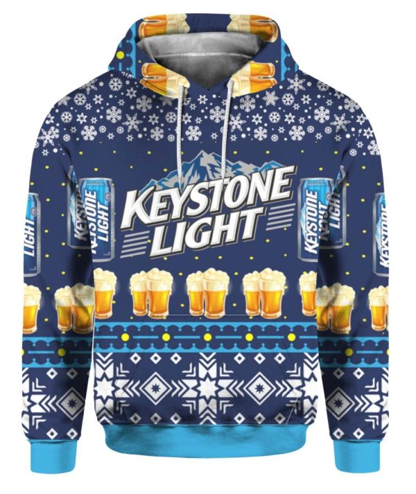 Keystone Light Beer 3D Print Ugly Christmas Apparel