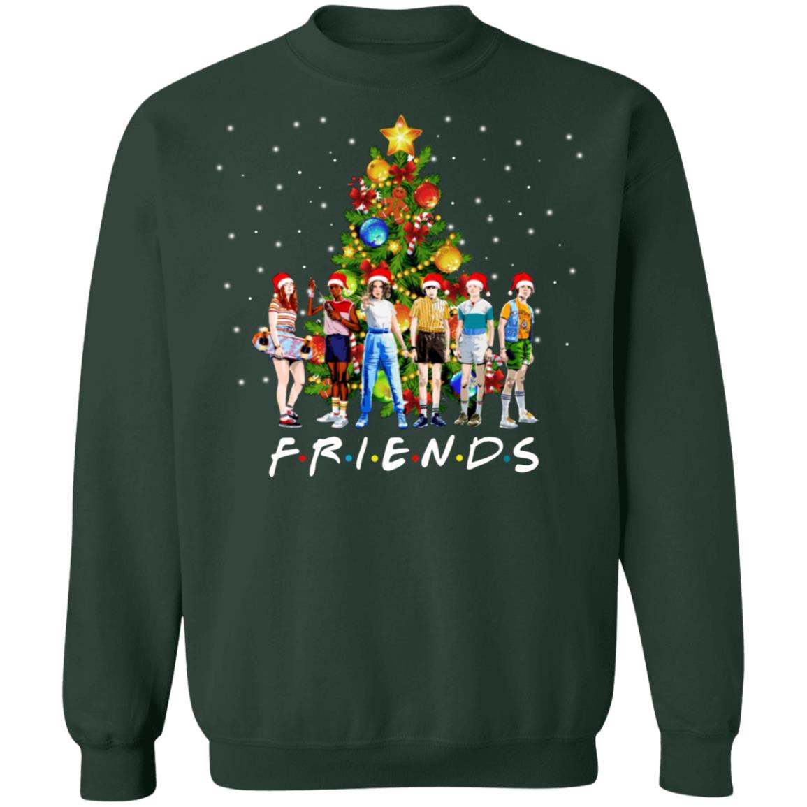 Stranger Things Friends Eleven Christmas Sweatshirt Hoodie Apparel Stranger Things Friends Eleven Christmas Sweatshirt Hoodie Apparel