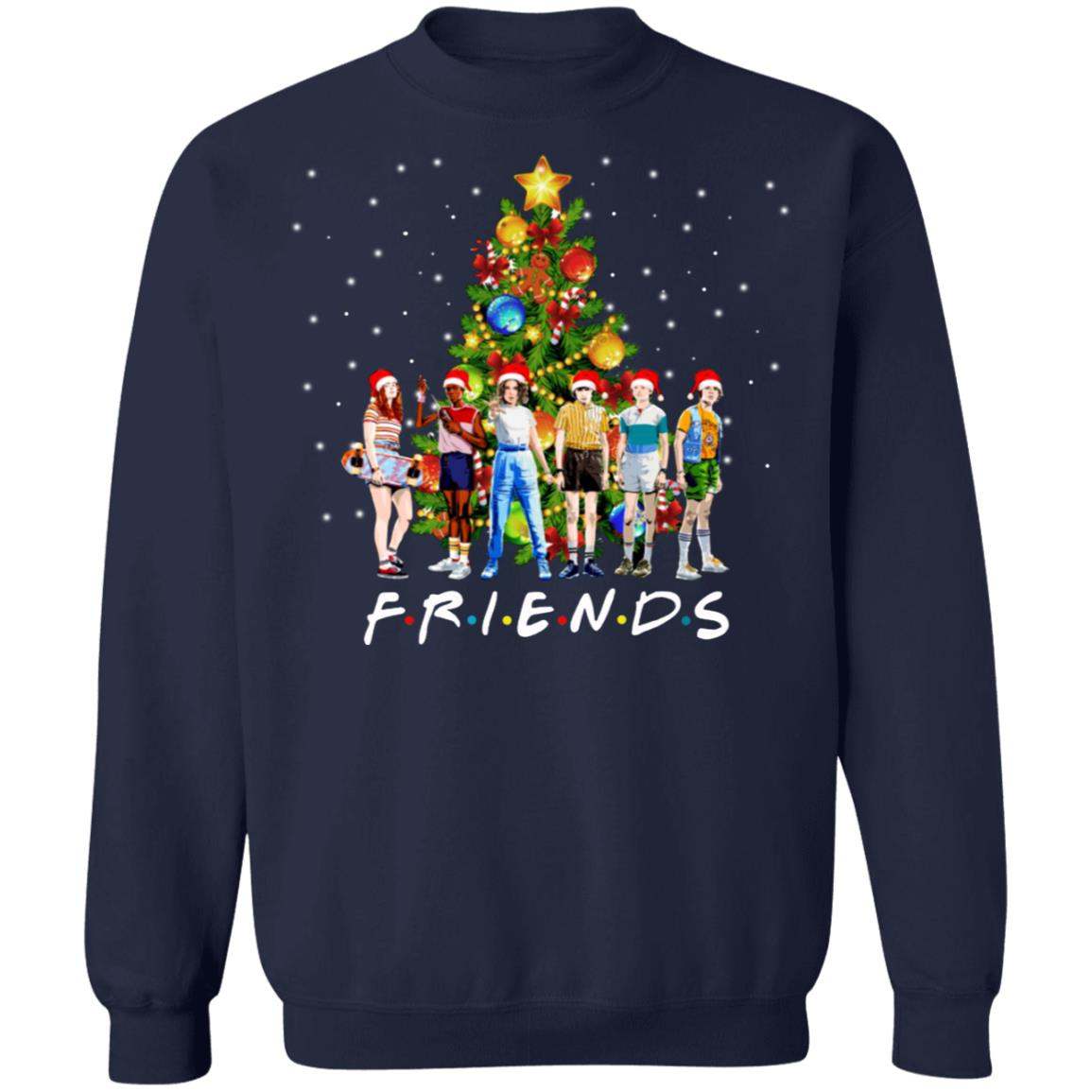 Stranger Things Friends Eleven Christmas Sweatshirt Hoodie Apparel Stranger Things Friends Eleven Christmas Sweatshirt Hoodie Apparel