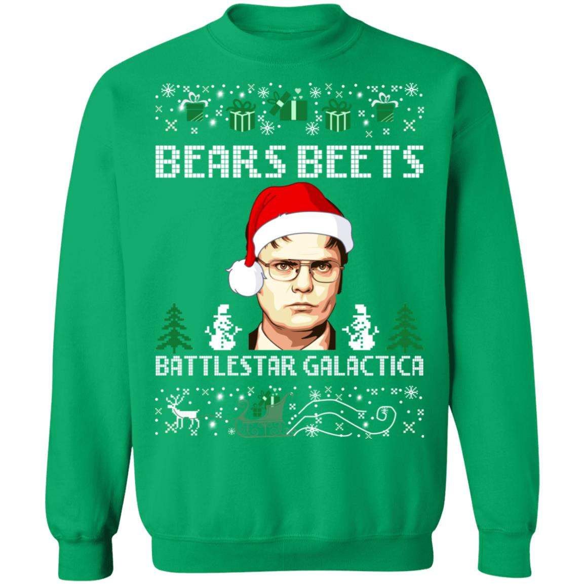 Bears Beets Battlestar Galactica The Office Sweatshirt Apparel Bears Beets Battlestar Galactica The Office Sweatshirt Apparel