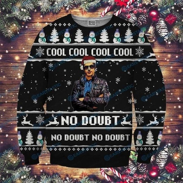 Cool Cool No Doubt Brooklyn 99 3D Christmas Knitting Pattern Christmas Sweatshirt Apparel