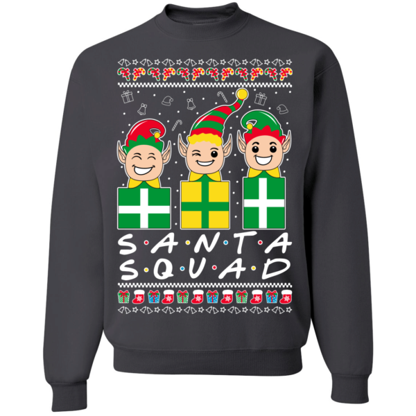 Santa Squad Friends Sweatshirt Apparel