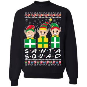 Santa Squad Friends Sweatshirt Apparel