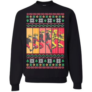 Anime Comic Cartoon Naruto Christmas Sweater Apparel