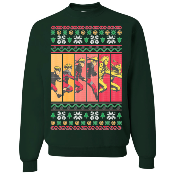 Anime Comic Cartoon Naruto Christmas Sweater Apparel
