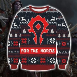 World of Warcraft for the horde 3D Print Christmas Sweatshirt Uncategorized