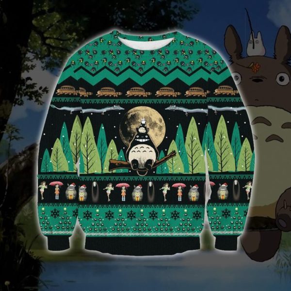 My Neighbor Totoro 3D Print Christmas Sweatshirt Apparel