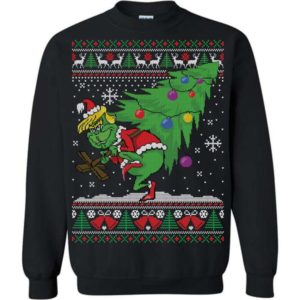 Trump Grinch Funny Ugly Christmas Sweater Apparel