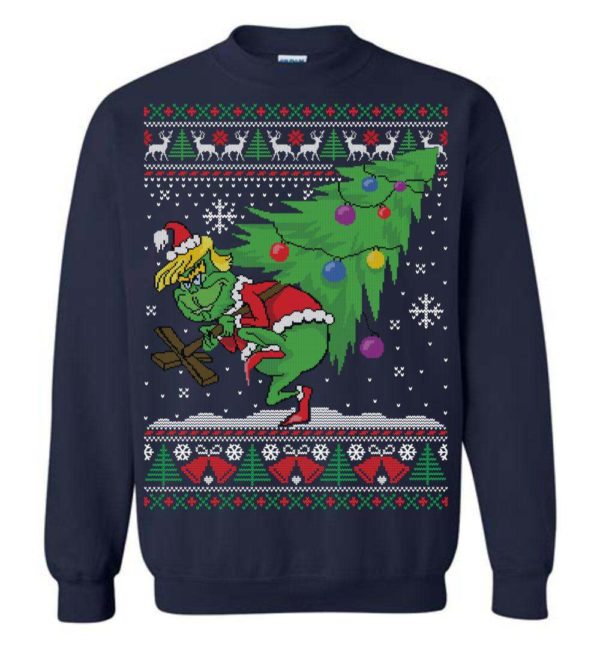 Trump Grinch Funny Ugly Christmas Sweater Uncategorized