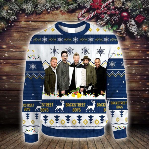Backstreet Boys 3D All Over Print Christmas Sweatshirt Apparel