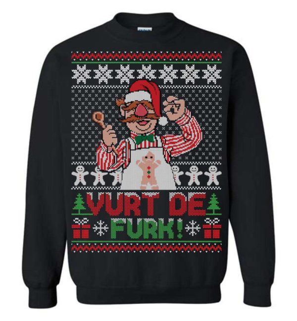 Vurt De Furk The Muppets Ugly Christmas Sweater Apparel