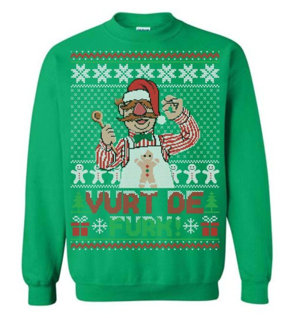 Vurt De Furk The Muppets Ugly Christmas Sweater Apparel