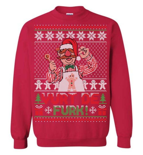 Vurt De Furk The Muppets Ugly Christmas Sweater Apparel