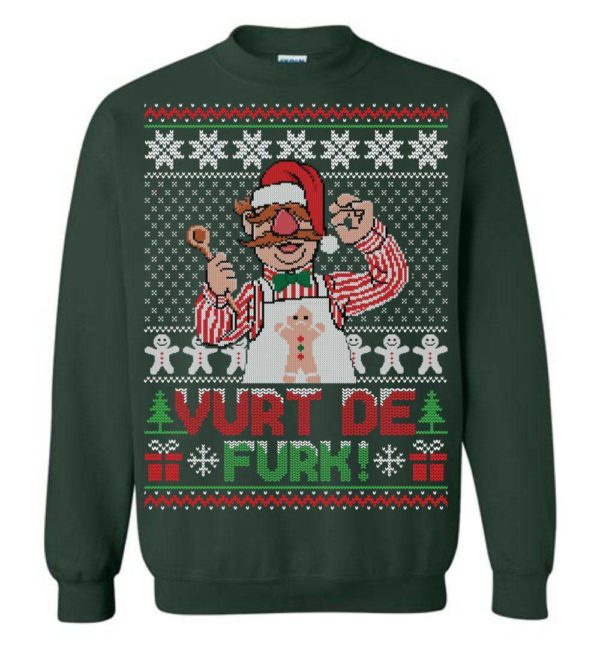 Vurt De Furk The Muppets Ugly Christmas Sweater Apparel