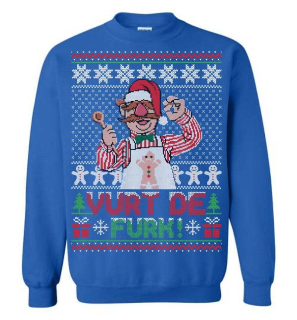 Vurt De Furk The Muppets Ugly Christmas Sweater Apparel