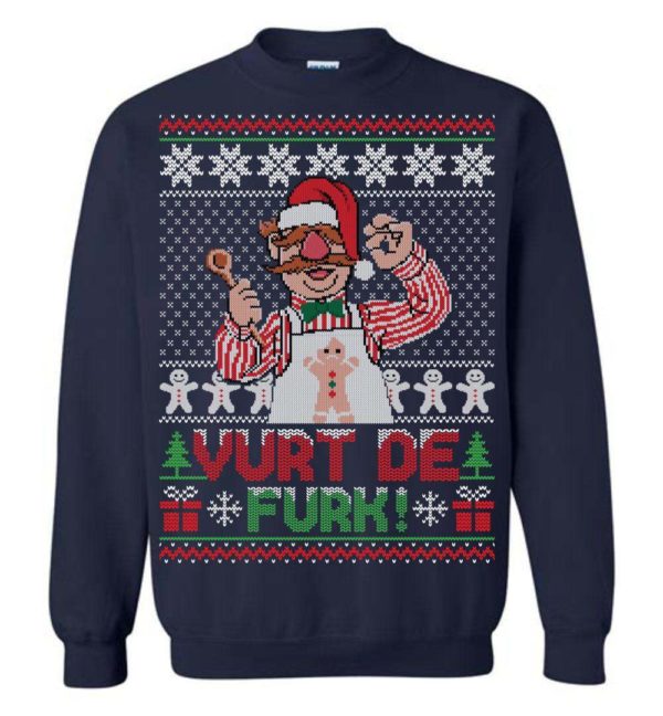 Vurt De Furk The Muppets Ugly Christmas Sweater Apparel