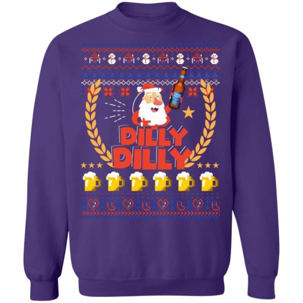 Santa Drink Beer Dilly Dilly Christmas Sweatshirt Apparel