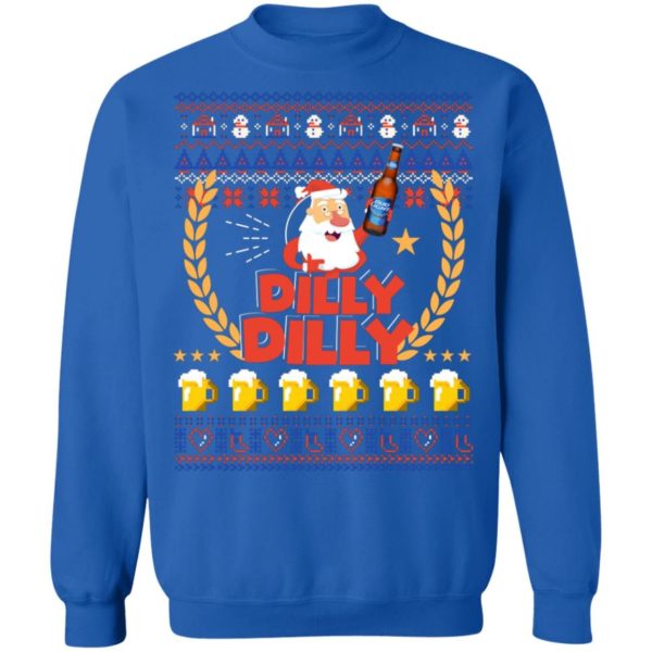 Santa Drink Beer Dilly Dilly Christmas Sweatshirt Apparel