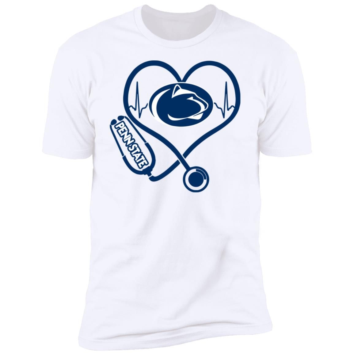 Penn State Nittany Lions Stethoscope Heart Shirt Apparel Penn State Nittany Lions Stethoscope Heart Shirt Apparel