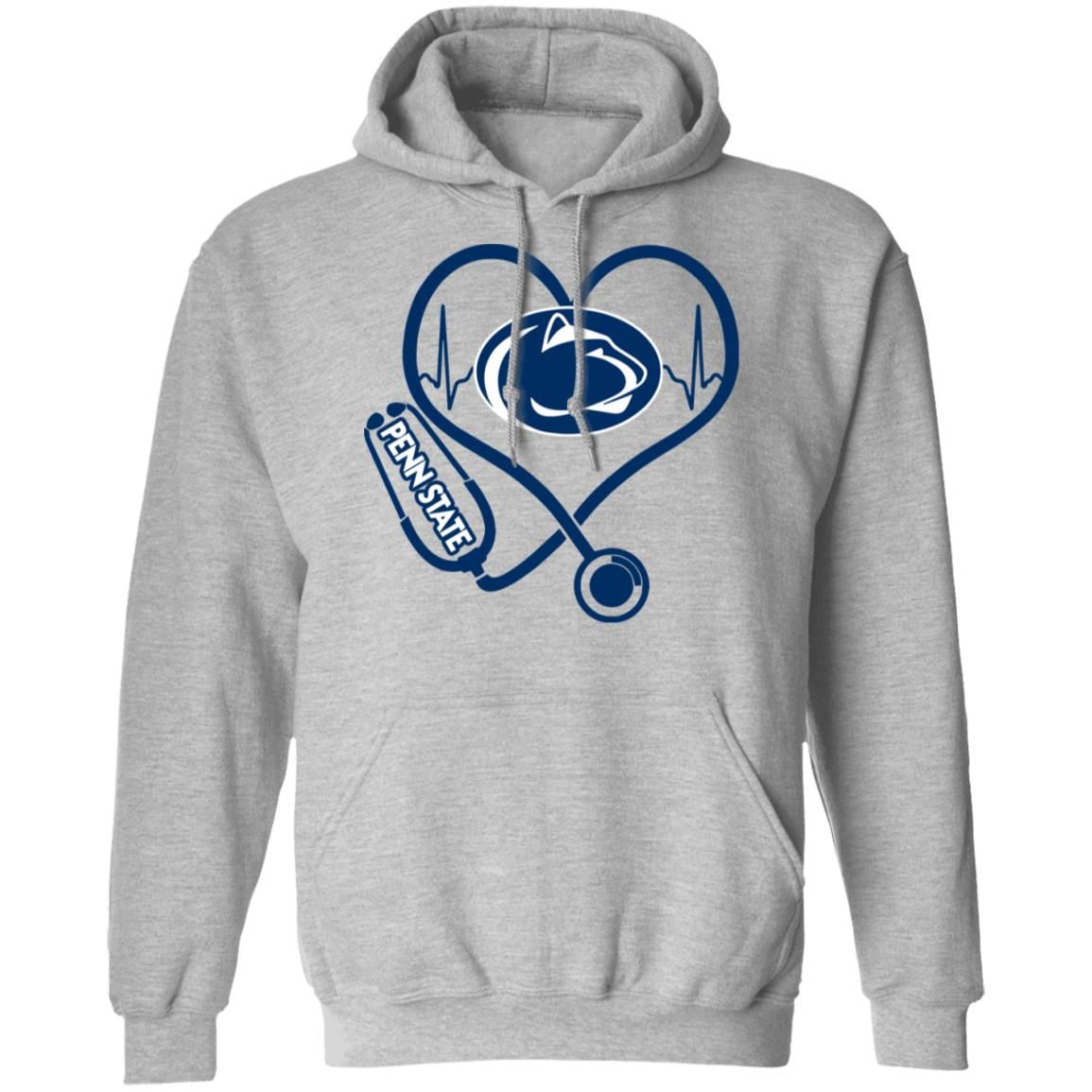 Penn State Nittany Lions Stethoscope Heart Shirt Apparel Penn State Nittany Lions Stethoscope Heart Shirt Apparel