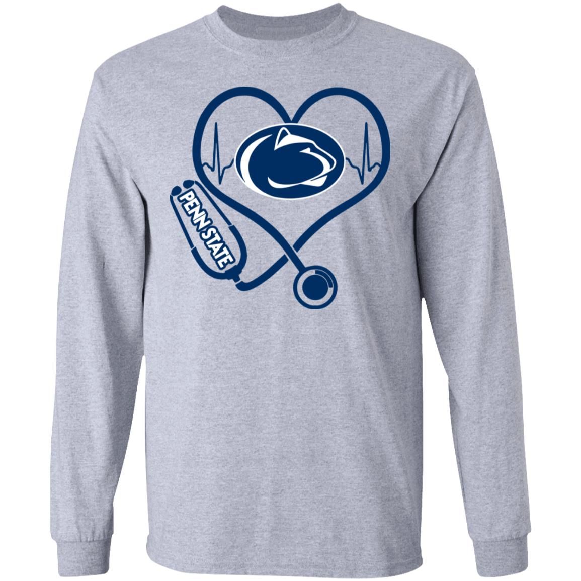 Penn State Nittany Lions Stethoscope Heart Shirt Apparel Penn State Nittany Lions Stethoscope Heart Shirt Apparel