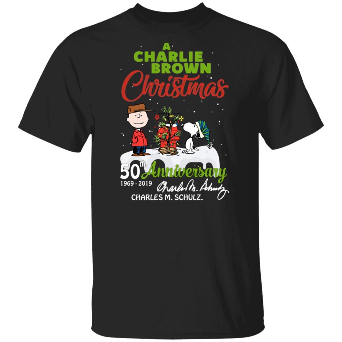 A Charlie Brown Christmas 50th Anniversary 1969 2019 Signature Shirt Apparel A Charlie Brown Christmas 50th Anniversary 1969 2019 Signature Shirt Apparel