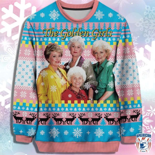 The Golden Girls 3D All Over Print Christmas Sweatshirt Uncategorized