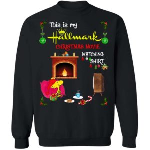 Woodstock Peanuts This Is My Hallmark Christmas Movie Watching Shirt Apparel