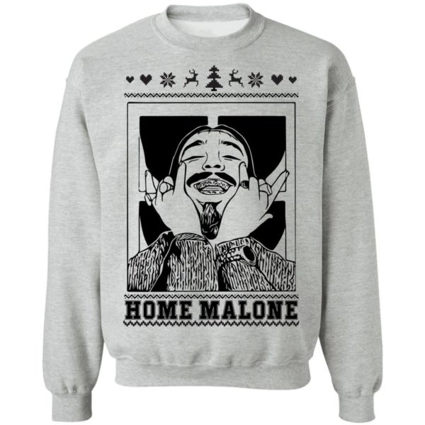 Home Malone Christmas Black & White Christmas Shirt Apparel