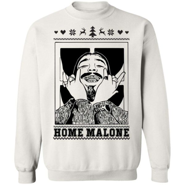 Home Malone Christmas Black & White Christmas Shirt Apparel