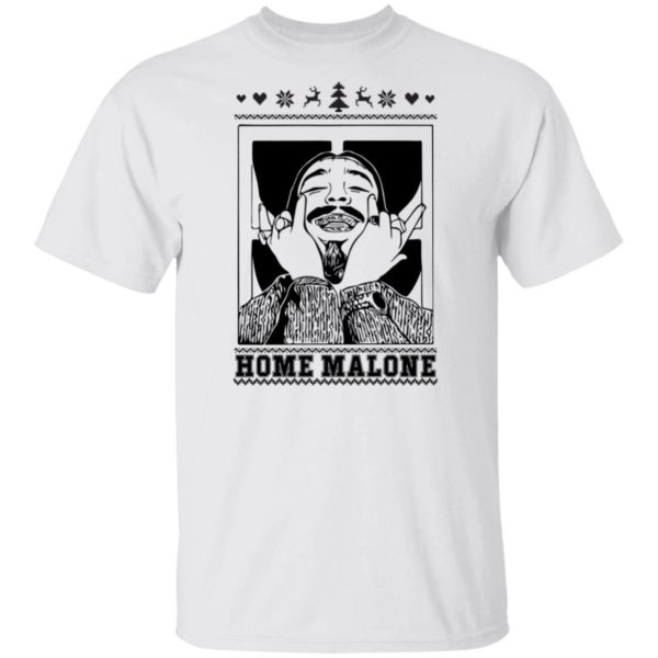 Home Malone Christmas Black & White Christmas Shirt Apparel