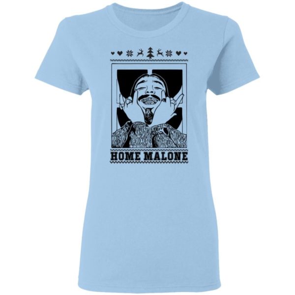 Home Malone Christmas Black & White Christmas Shirt Apparel